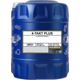 Моторное полусинтетическое масло для мотоциклов MANNOL 4-TAKT PLUS 10W40