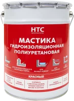 Мастика гидроизоляционная полиуретановая HTC 6 кг цвет красный