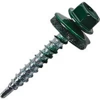 Кровельный оцинкованный саморез STARFIX 4.8x19 мм, RAL 6005, 7000 шт.