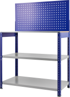 Верстак Garage L-114 100x90 см нагрузка до 300 кг цвет синий