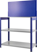 Верстак Garage L-114 100x90 см нагрузка до 300 кг цвет синий