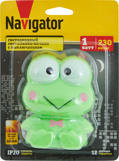 Ночник светодиодный Navigator NNL-SW20 лягушонок