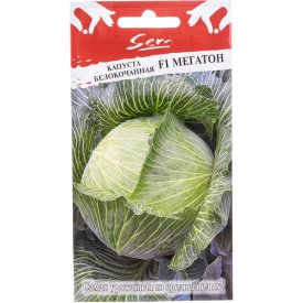 Белокочанная капуста капуста РУССКИЙ ОГОРОД Мегатон F1
