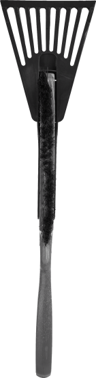 Щетка скребок для автомобиля Saturn h40 см пластик серый