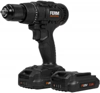 Дрель-шуруповерт аккумуляторная Ferm CDM1141P, 20 В Li-ion 2x2 Ач