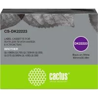 Ленточный картридж для brother p-touch ql-500, ql-550, ql-700, ql-800 Cactus dk-22223