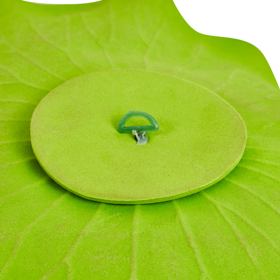 Цветок для водоема Ecotec Лотос пластик бело-розовый ø28 см