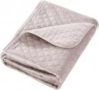 Покрывало Velvet 200x220 см полиэстер цвет розовый