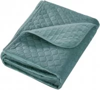 Покрывало Velvet 200x220 см полиэстер цвет зеленый