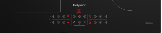 Индукционная варочная панель Hotpoint HB 1560B NE 59 см 4 конфорки цвет черный