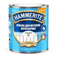 Краска по металлу интерьерная Hammerite Interior основа BС бесцветная полуматовая 0,9 л