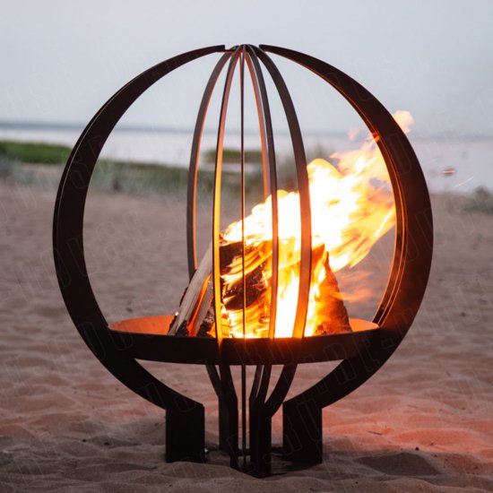 Чаша костровая Сфера 700 мм плоское дно