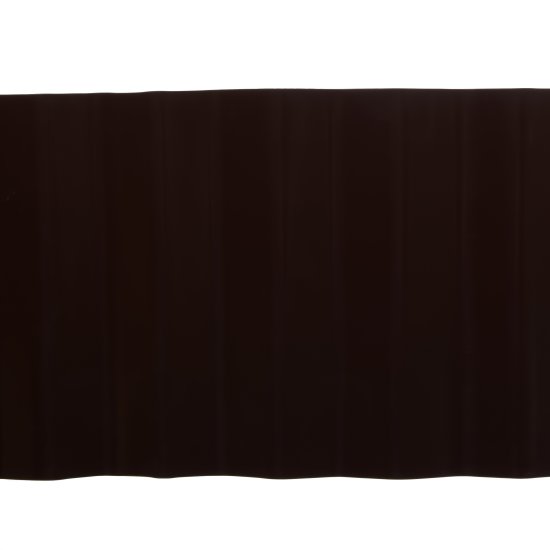 Лента бордюрная декоративная «Гофра» высота 20 см цвет коричневый