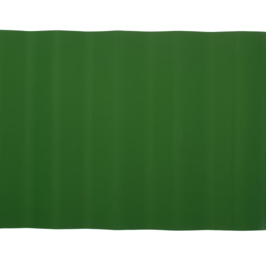 Лента бордюрная декоративная «Гофра» высота 20 см цвет хаки