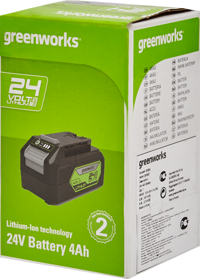 Аккумулятор Greenworks G24B4 4 Ач 24 В 2926807