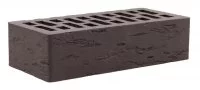 Кирпич облицовочный Тербунский Гончар М 200 графит старый город 250x120x65 мм 1 НФ