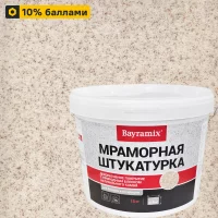 Штукатурка мраморная Bayramix Kashmir White-N 15 кг