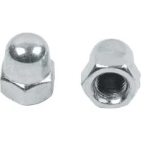 Колпачковая оцинкованная гайка STARFIX М6, DIN1587, 100 шт.