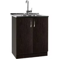 Тумба SANTREK 60*60 цвет венге (2 дверцы) (ЛДСП)
