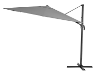 Зонт с боковой опорой Naterial Aura 286x286 h264 см квадрат темно-серый