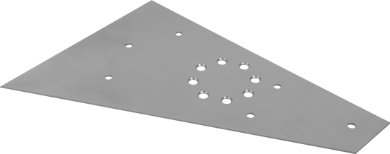 Фланец угловой ступени Стамет алюминий