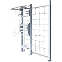ДСК Perfetto sport Scala in legno con rete 1 grigio
