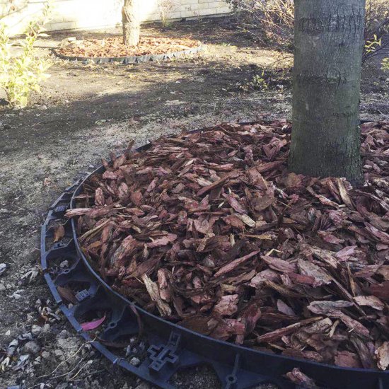 Бордюр пластиковый Gidrolica Line 1000 мм цвет черный