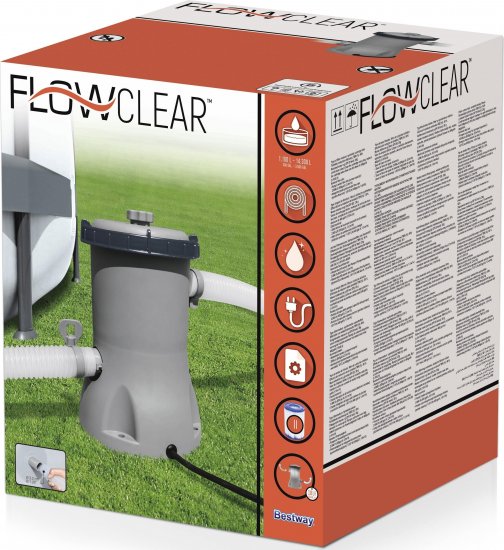 Фильтр-насос для бассейна Bestway Flowclear 14300 л 220-240 В
