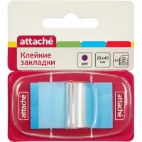 Пластиковые клейкие закладки Attache 166083