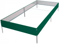 Высокая грядка 70x200x26.5 см зеленый