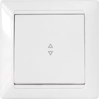 Одноклавишный проходной выключатель BYLECTRICA серия СТИЛЬ