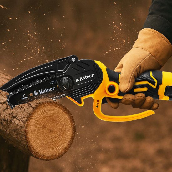 Пила аккумуляторная Kolner KCCS 10/12C 12 В 10 см ЗУ и 2 АКБ в комплекте