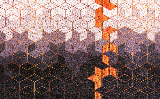 Коврик вырезной ПВХ Графика 60x90 см