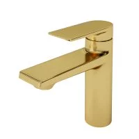 Смеситель для раковины WasserKraft Aisch золото однорычажный (5503)