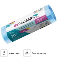 Мешки для мусора 30 л цвет голубой 30 шт