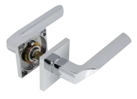 Дверные ручки Edson EDS-164H-Q2, цвет хром