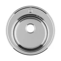 Мойка для кухни Iddis Basic d51х18 см врезная сталь (BAS51P0i77)
