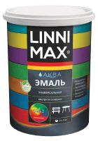 Эмаль Linnimax Аква цвет белый глянцевый база Б1 0.9 л