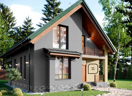 Краска фасадная Linnimax Holzfarbe моющаяся матовая цвет белый база 1 2.5 л