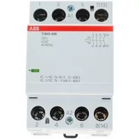 Модульный контактор ABB 40А АС-1, 4НО, катушка 230В AC/DC