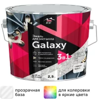 Грунт-эмаль 3 в 1 по металлу и ржавчине Parade Galaxy гладкая цвет прозрачный 2.5 л