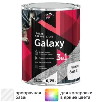 Грунт-эмаль 3 в 1 по металлу и ржавчине Parade Galaxy гладкая цвет прозрачный 0.75 л