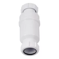 Сифон для раковины и мойки McAlpine 1 1/2х40 мм без выпуска (MRNRV40-PB)