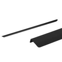 Мебельная ручка-профиль матовый черный 1350 мм