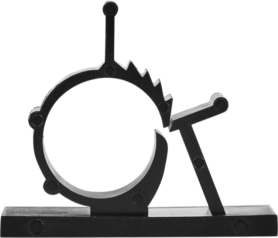 Площадка самоклеящаяся для хомутов ø15 мм 19x25 мм цвет черный 5 шт