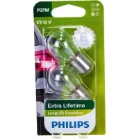 Автолампа PHILIPS P21W BA15s LONG LIFE ECO VISION 12V /1/10