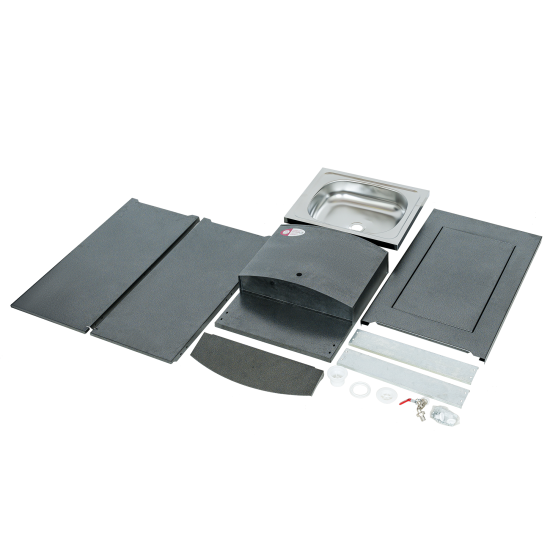 Дачный умывальник Мастерица 20 л, серебро