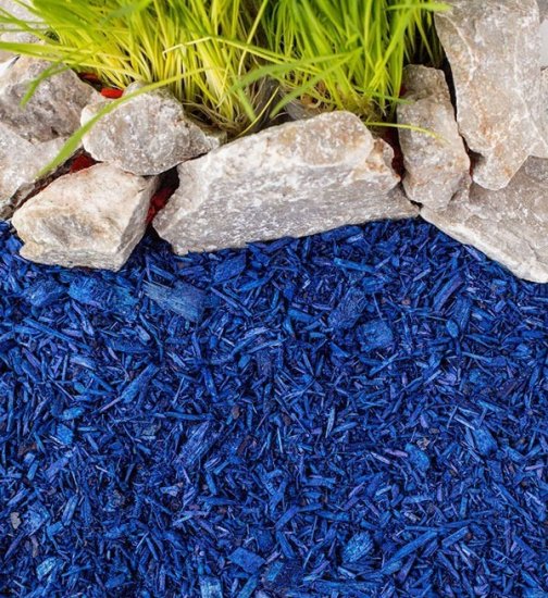 Щепа цвет синий 50 л