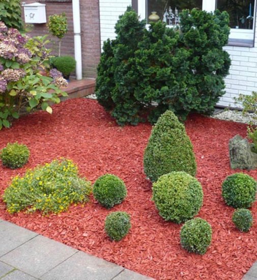 Щепа цвет красный 50 л