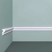 Молдинг потолочный полистирол ударопрочный Bello Deco XPS М 11 белый 12x25x2000 мм